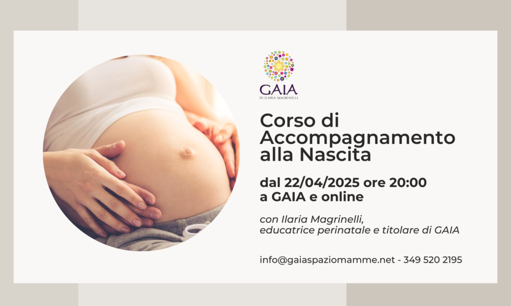 corso preparto coppia aprile 2025 online